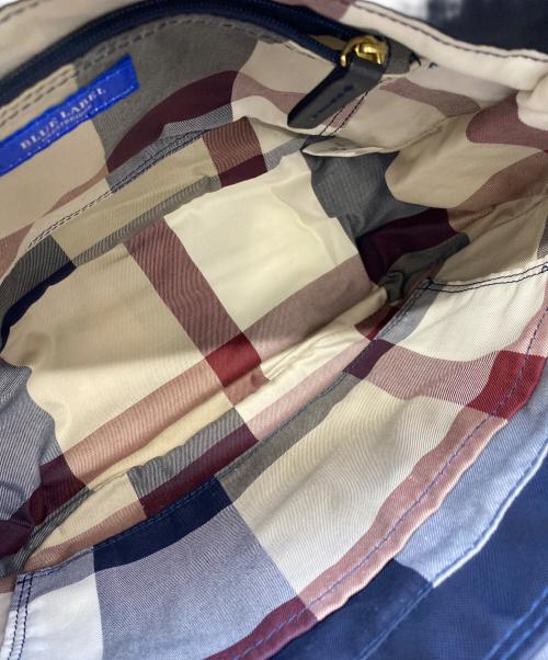 BLUE LABEL CRESTBRIDGE（ブルーレーベルクレストブリッジ）BLUE LABEL CRESTBRIDGE (ブルーレーベルクレストブリッジ) ショルダーバッグ ネイビーの古着・服飾アイテム
