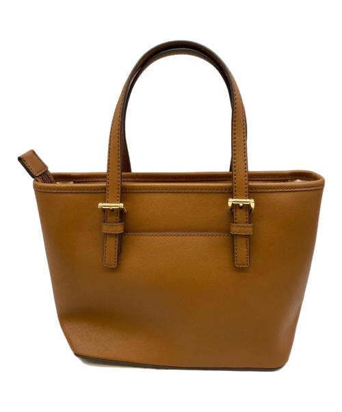 MICHAEL KORS（マイケルコース）MICHAEL KORS (マイケルコース) JET SET TRAVEL XS CARRYALL TZ TOTE ブラウンの古着・服飾アイテム