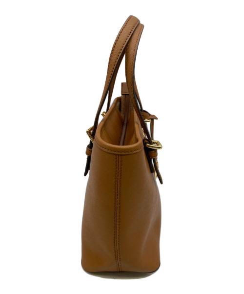 MICHAEL KORS（マイケルコース）MICHAEL KORS (マイケルコース) JET SET TRAVEL XS CARRYALL TZ TOTE ブラウンの古着・服飾アイテム