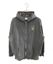 WIND AND SEA×Manchester City（ウィンダンシー×マンチェスター・シティ）の古着「25SS Man City Zip Up Sweatshirt / マンチェスターシティFC / ジップパーカー」｜グレー