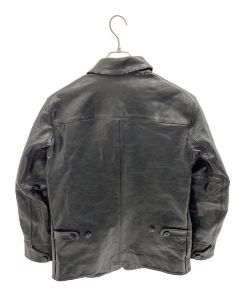 Y's Works（ワイズ ワークス）Y's Works (ワイズ ワークス) ホースハイド 1930s カーコート ブラック サイズ:40の古着・服飾アイテム