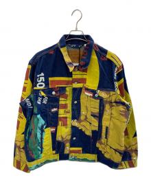 LEVI'S PReMIUM（リーバイス プレミアム）の古着「23SS 150周年 トラッカージャケット」｜ネイビー×イエロー