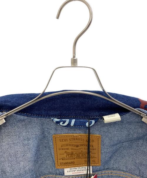 LEVI'S PReMIUM（リーバイス プレミアム）LEVI'S PReMIUM (リーバイス プレミアム) 23SS 150周年 トラッカージャケット ネイビー×イエロー サイズ:XL 未使用品の古着・服飾アイテム