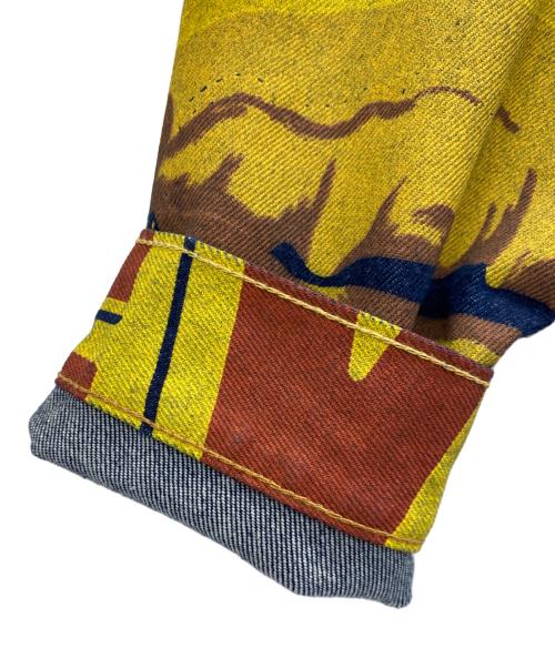 LEVI'S PReMIUM（リーバイス プレミアム）LEVI'S PReMIUM (リーバイス プレミアム) 23SS 150周年 トラッカージャケット ネイビー×イエロー サイズ:XL 未使用品の古着・服飾アイテム