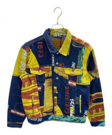 LEVI'S PReMIUM（リーバイス プレミアム）の古着「23SS 501/150周年 トラッカージャケット」｜ネイビー×イエロー