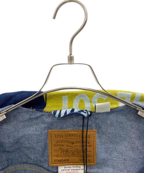 LEVI'S PReMIUM（リーバイス プレミアム）LEVI'S PReMIUM (リーバイス プレミアム) 23SS 501/150周年 トラッカージャケット ネイビー×イエロー サイズ:M 未使用品の古着・服飾アイテム