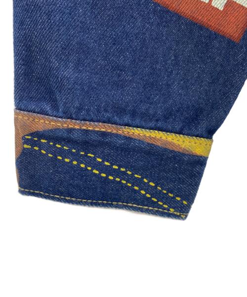 LEVI'S PReMIUM（リーバイス プレミアム）LEVI'S PReMIUM (リーバイス プレミアム) 23SS 501/150周年 トラッカージャケット ネイビー×イエロー サイズ:M 未使用品の古着・服飾アイテム