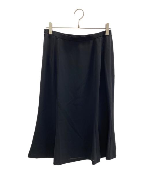 SOIR DOLCE（ソワール ドルチェ）SOIR DOLCE (ソワール ドルチェ) ジョーゼット・フォーマルスカート ブラック サイズ:SIZE13の古着・服飾アイテム