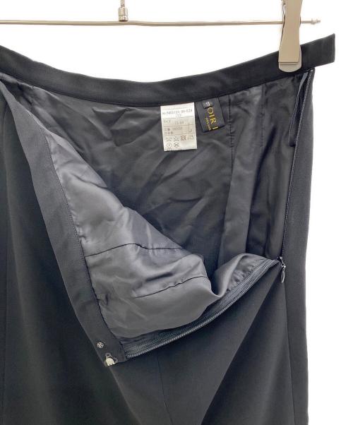 SOIR DOLCE（ソワール ドルチェ）SOIR DOLCE (ソワール ドルチェ) ジョーゼット・フォーマルスカート ブラック サイズ:SIZE13の古着・服飾アイテム