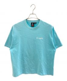 Columbia×BEAMS（コロンビア×ビームス）の古着「別注PFG Tシャツ」｜スカイブルー