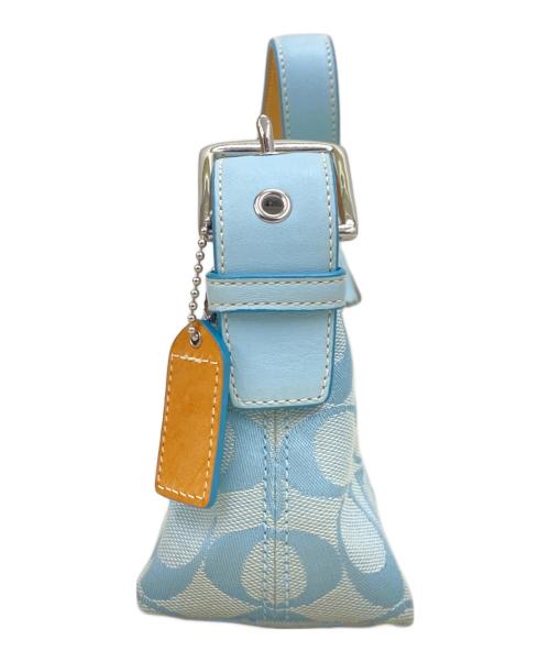 COACH（コーチ）COACH (コーチ) ワンショルダーバッグ スカイブルーの古着・服飾アイテム
