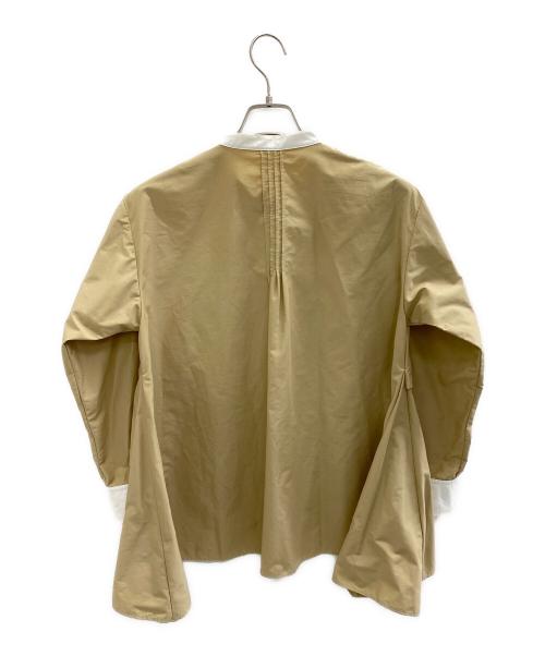 anplegant（アンプレガント）anplegant (アンプレガント) 22SS クレリックシャツ ベージュ サイズ:Mの古着・服飾アイテム