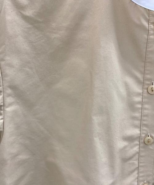 anplegant（アンプレガント）anplegant (アンプレガント) 22SS クレリックシャツ ベージュ サイズ:Mの古着・服飾アイテム