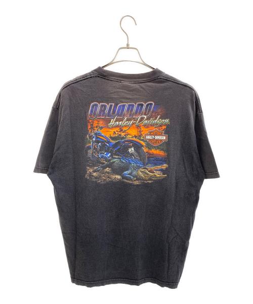 HARLEY-DAVIDSON（ハーレーダビッドソン）HARLEY-DAVIDSON (ハーレーダビッドソン) 半袖カットソー グレー サイズ:XLの古着・服飾アイテム