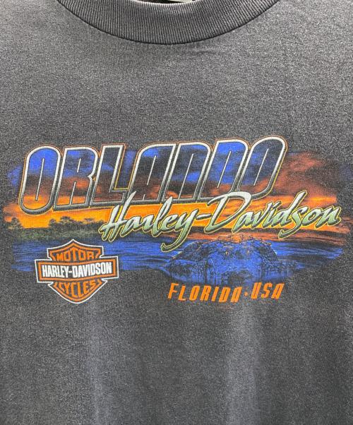 HARLEY-DAVIDSON（ハーレーダビッドソン）HARLEY-DAVIDSON (ハーレーダビッドソン) 半袖カットソー グレー サイズ:XLの古着・服飾アイテム