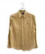 POLO RALPH LAURENポロ・ラルフローレン）の古着「クラシック フィット リネン シャツ」｜ベージュ