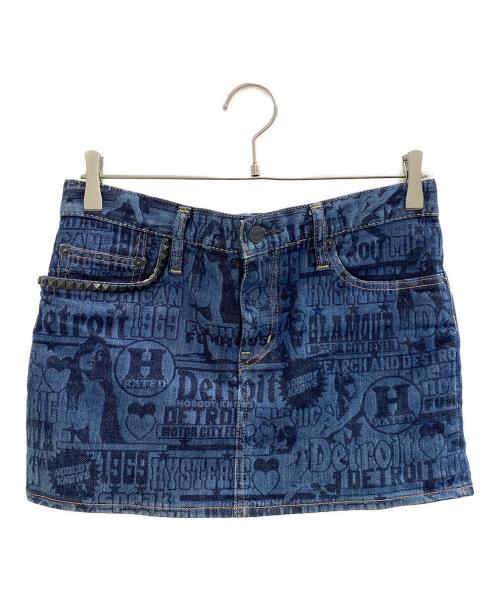Hysteric Glamour（ヒステリックグラマー）Hysteric Glamour (ヒステリックグラマー) デニムスカート ネイビー サイズ:Mの古着・服飾アイテム