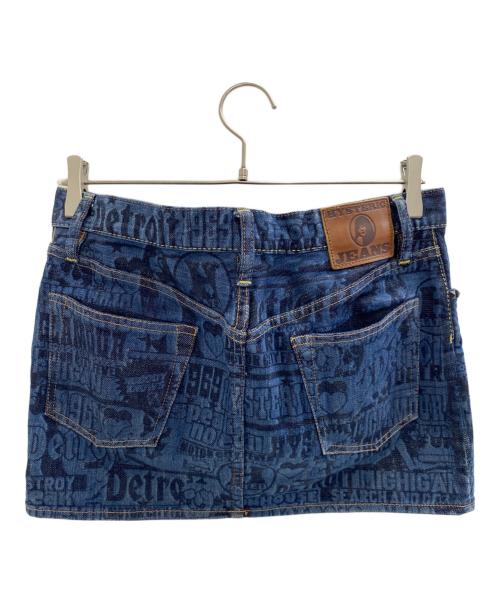 Hysteric Glamour（ヒステリックグラマー）Hysteric Glamour (ヒステリックグラマー) デニムスカート ネイビー サイズ:Mの古着・服飾アイテム