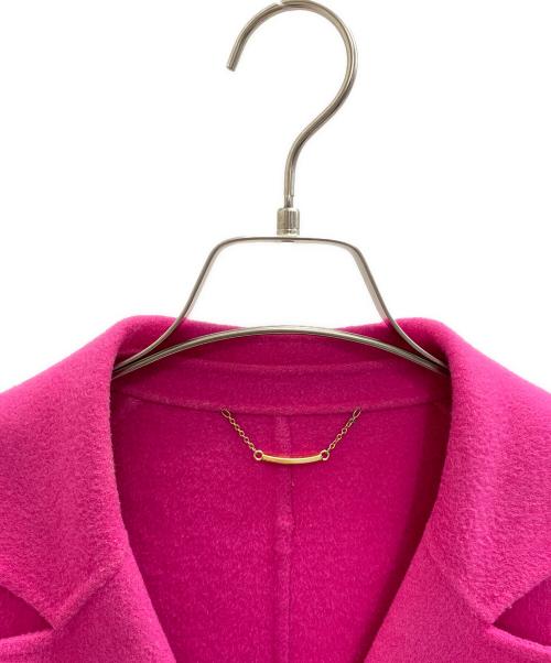 allureville（アルアバイル）allureville (アルアバイル) ダブルコート ショッキングピンク サイズ:2(M)の古着・服飾アイテム