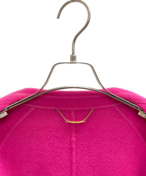 allureville（アルアバイル）allureville (アルアバイル) ダブルコート ショッキングピンク サイズ:2(M)の古着・服飾アイテム