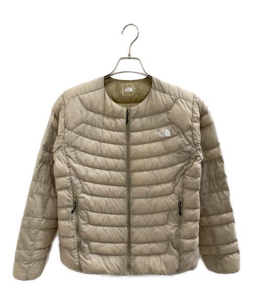 THE NORTH FACE（ザ ノース フェイス）THE NORTH FACE (ザ ノース フェイス) Thunder Roundneck Jacket（サンダーラウンドネックジャケット） ベージュ サイズ:Lの古着・服飾アイテム