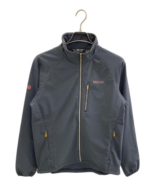 MARMOT（マーモット）MARMOT (マーモット) ソフトシェルジップジャケット グレー サイズ:Mの古着・服飾アイテム
