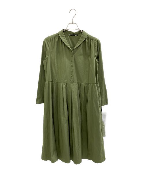 J.Sloane（ジェイ スローアン）J.Sloane (ジェイ スローアン) 長袖ワンピース カーキ サイズ:M 未使用品の古着・服飾アイテム