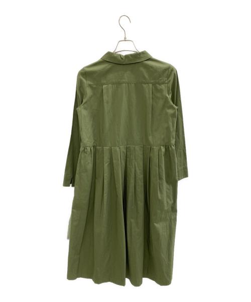 J.Sloane（ジェイ スローアン）J.Sloane (ジェイ スローアン) 長袖ワンピース カーキ サイズ:M 未使用品の古着・服飾アイテム