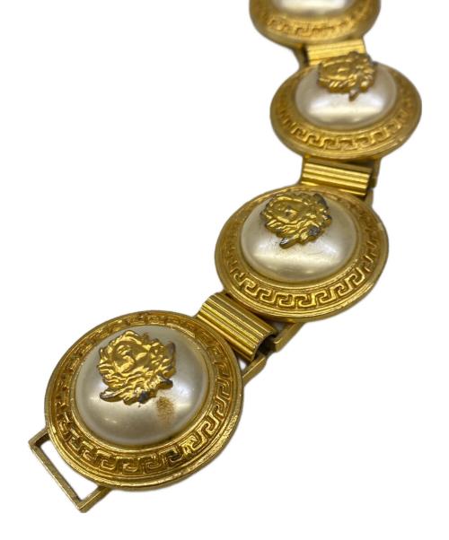 VERSACE（ヴェルサーチェ）VERSACE (ヴェルサーチェ) ブレスレット ゴールドの古着・服飾アイテム