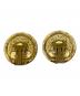 VERSACE (ヴェルサーチェ) イヤリング ゴールド×ブラック：12000円