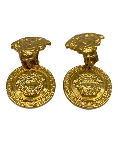 VERSACE（ヴェルサーチェ）VERSACE (ヴェルサーチェ) イヤリング ゴールドの古着・服飾アイテム