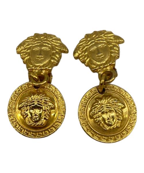 VERSACE（ヴェルサーチェ）VERSACE (ヴェルサーチェ) イヤリング ゴールドの古着・服飾アイテム