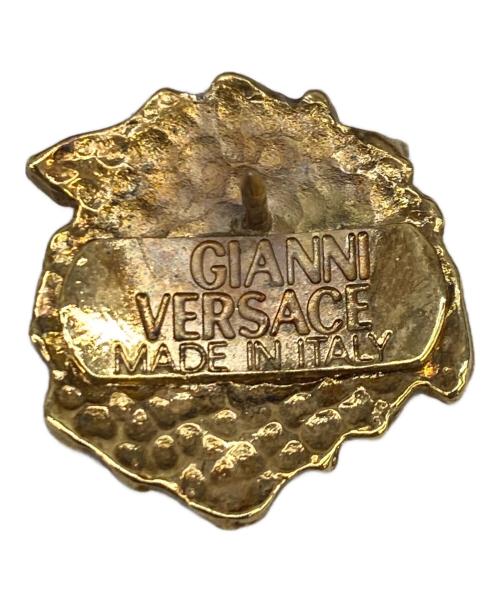 VERSACE（ヴェルサーチェ）VERSACE (ヴェルサーチェ) ブローチ ゴールドの古着・服飾アイテム
