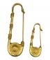VERSACE（ヴェルサーチェ）の古着「2連セーフティーピン」｜ゴールド
