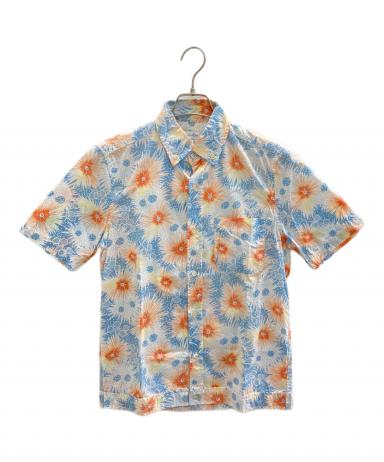 中古・古着通販】STEVEN ALAN (スティーブンアラン) 半袖シャツ ブルー