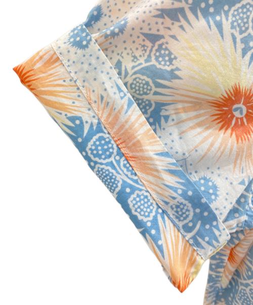 STEVEN ALAN（スティーブンアラン）STEVEN ALAN (スティーブンアラン) 半袖シャツ ブルー×ホワイト サイズ:XSの古着・服飾アイテム
