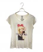 Hysteric Glamourヒステリックグラマー）の古着「Y2K グラフィックTシャツ」｜アイボリー