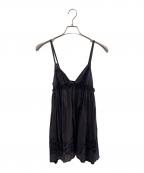 Hysteric Glamourヒステリックグラマー）の古着「ノースリーブブラウス」｜インディゴ