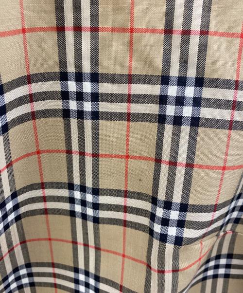 Burberry's（バーバリーズ）Burberry's (バーバリーズ) 金釦長袖シャツ ブラウン サイズ:38の古着・服飾アイテム