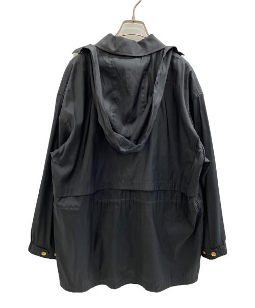Burberry's（バーバリーズ）Burberry's (バーバリーズ) 金釦ナイロンジャケット ブラック サイズ:Lの古着・服飾アイテム