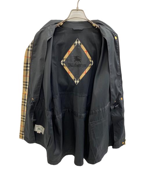 Burberry's（バーバリーズ）Burberry's (バーバリーズ) 金釦ナイロンジャケット ブラック サイズ:Lの古着・服飾アイテム