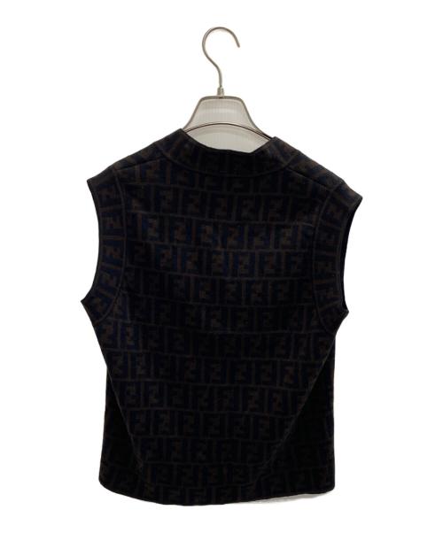 FENDI（フェンディ）FENDI (フェンディ) ベスト ブラウン サイズ:42の古着・服飾アイテム