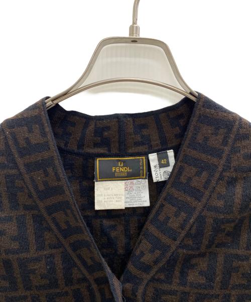 FENDI（フェンディ）FENDI (フェンディ) ベスト ブラウン サイズ:42の古着・服飾アイテム