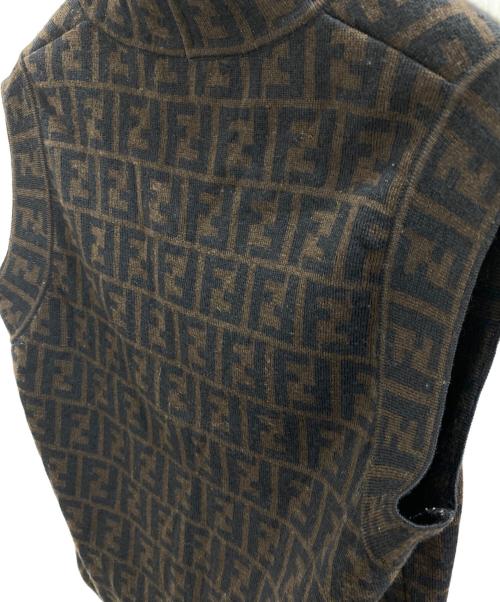 FENDI（フェンディ）FENDI (フェンディ) ベスト ブラウン サイズ:42の古着・服飾アイテム