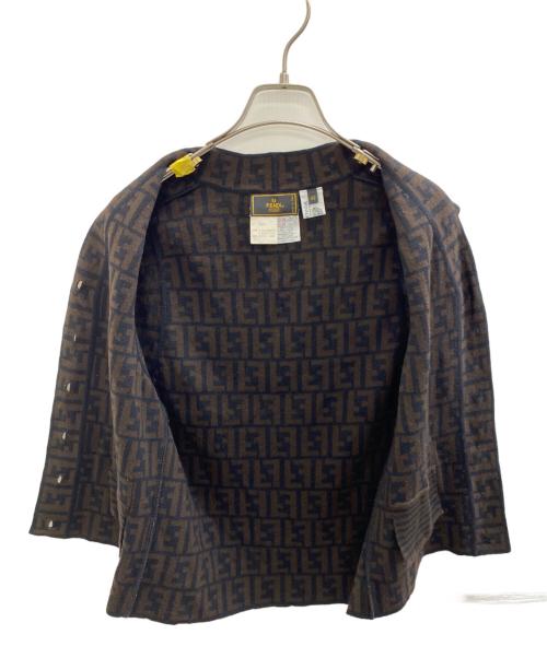 FENDI（フェンディ）FENDI (フェンディ) ベスト ブラウン サイズ:42の古着・服飾アイテム