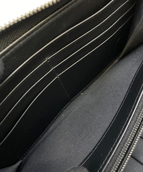 BLACK LABEL CRESTBRIDGE（ブラックレーベル クレストブリッジ）BLACK LABEL CRESTBRIDGE (ブラックレーベル クレストブリッジ) 長財布 ブラックの古着・服飾アイテム