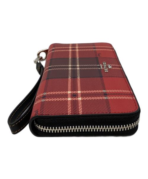 COACH（コーチ）COACH (コーチ) 長財布 レッドの古着・服飾アイテム
