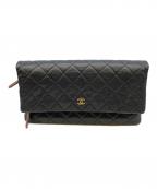 CHANELシャネル）の古着「キャビアスキン」｜ブラック