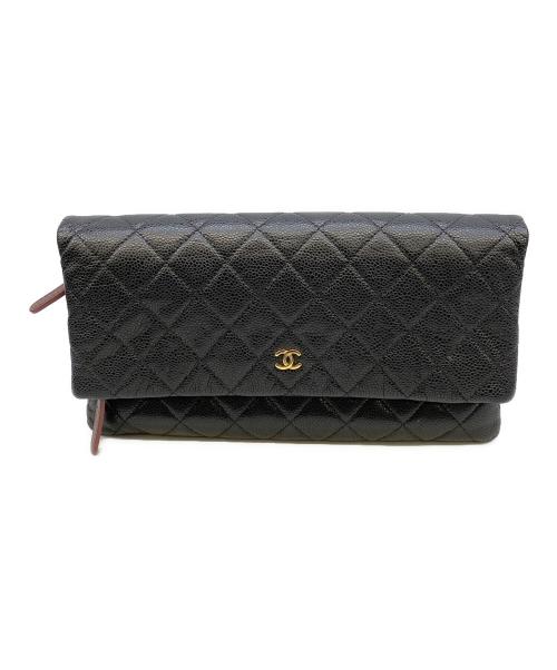 CHANEL（シャネル）CHANEL (シャネル) キャビアスキン ブラックの古着・服飾アイテム