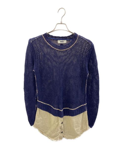 DIESEL（ディーゼル）DIESEL (ディーゼル) 長袖ブラウス ブルー サイズ:不明の古着・服飾アイテム